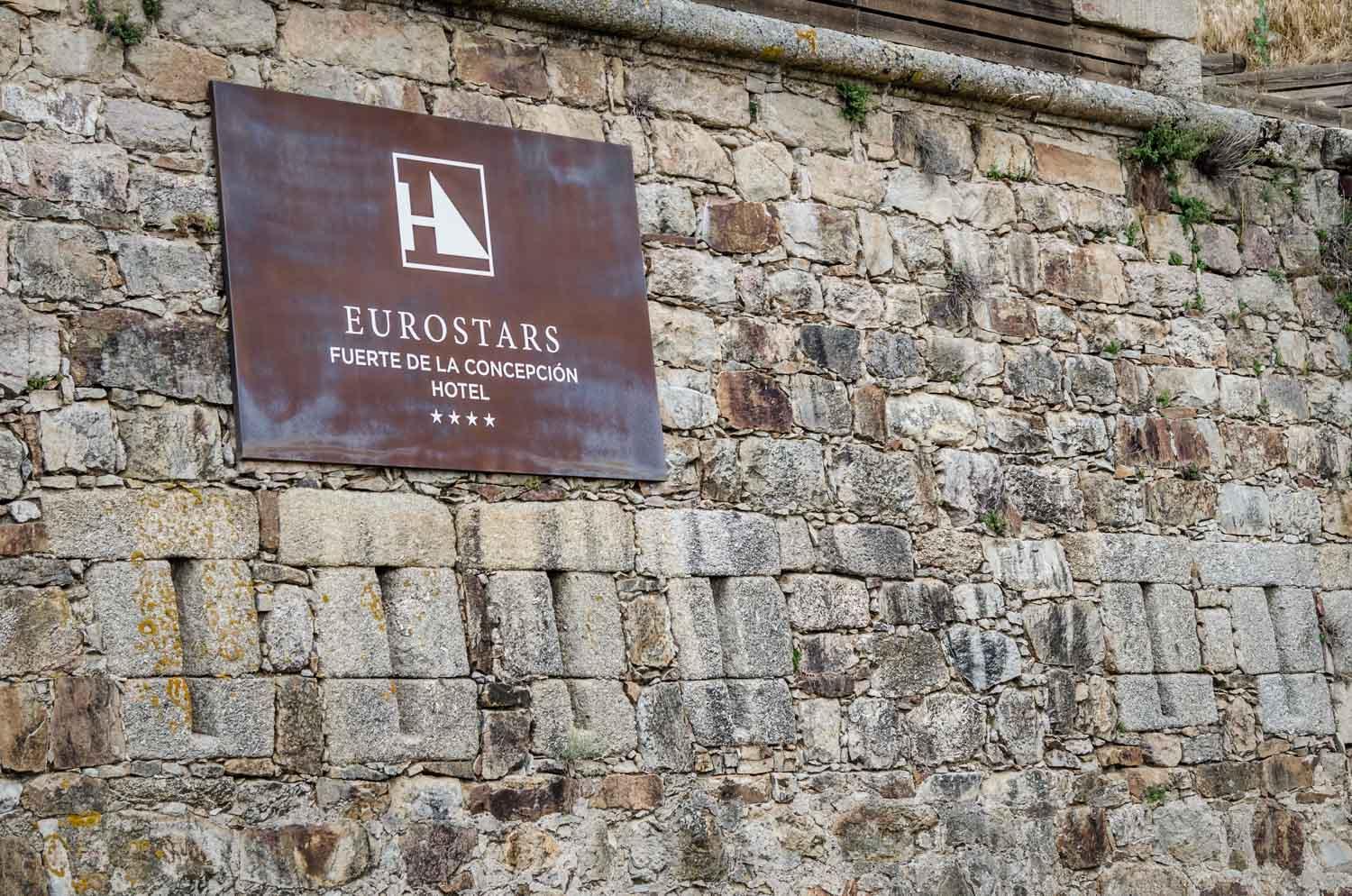 Eurostars Fuerte De La Concepcion Hotel Aldea Del Obispo Luaran gambar